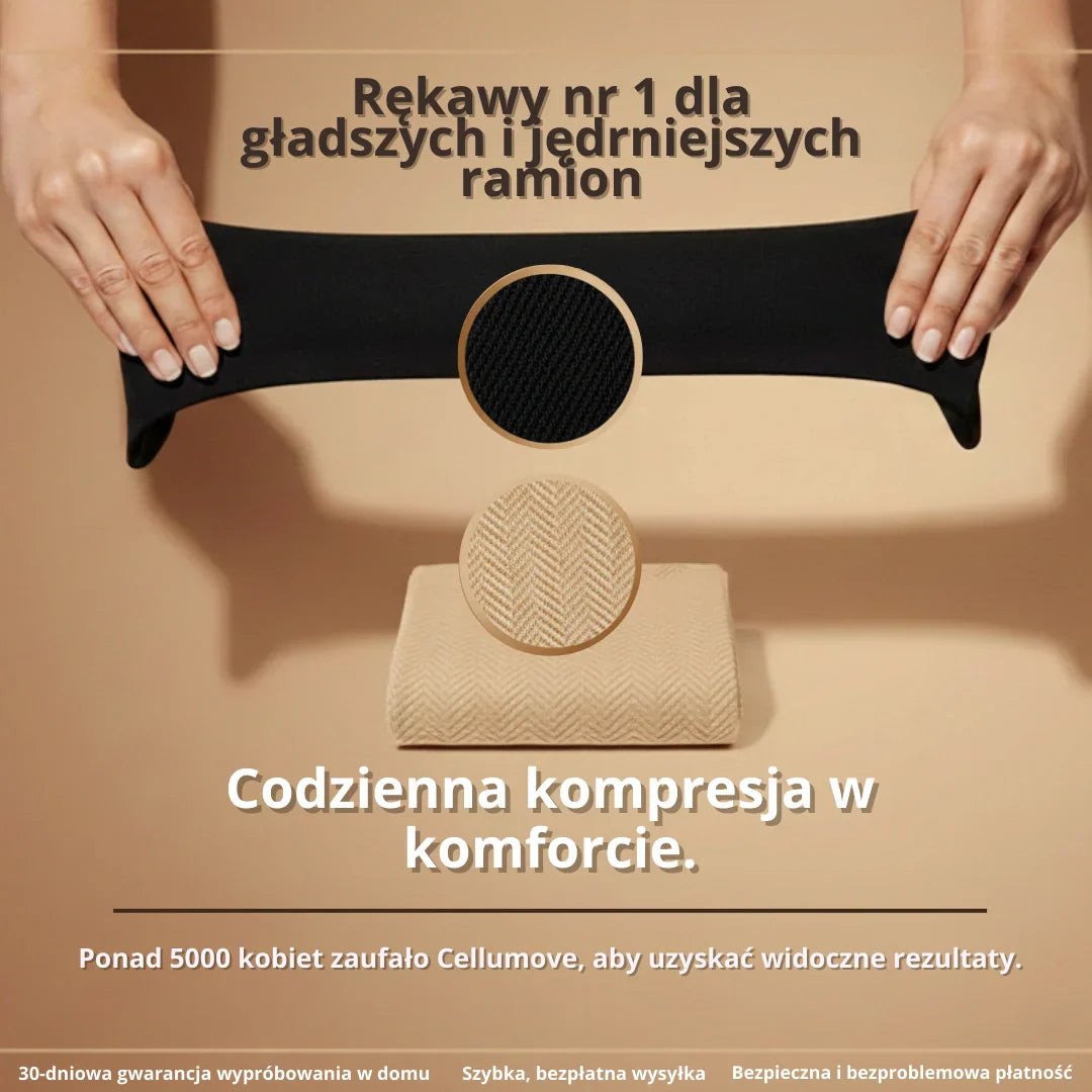 NovaShape Modelujące Rękawy – Koniec z obwisłymi ramionami